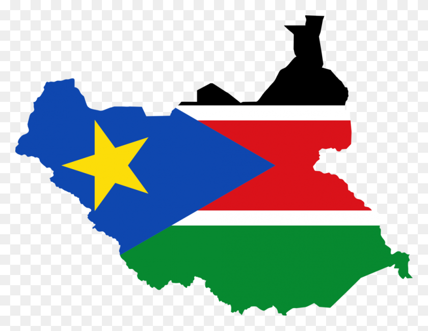 991x750 Flag Of South Sudan Map National Flag - Venezuela Clipart