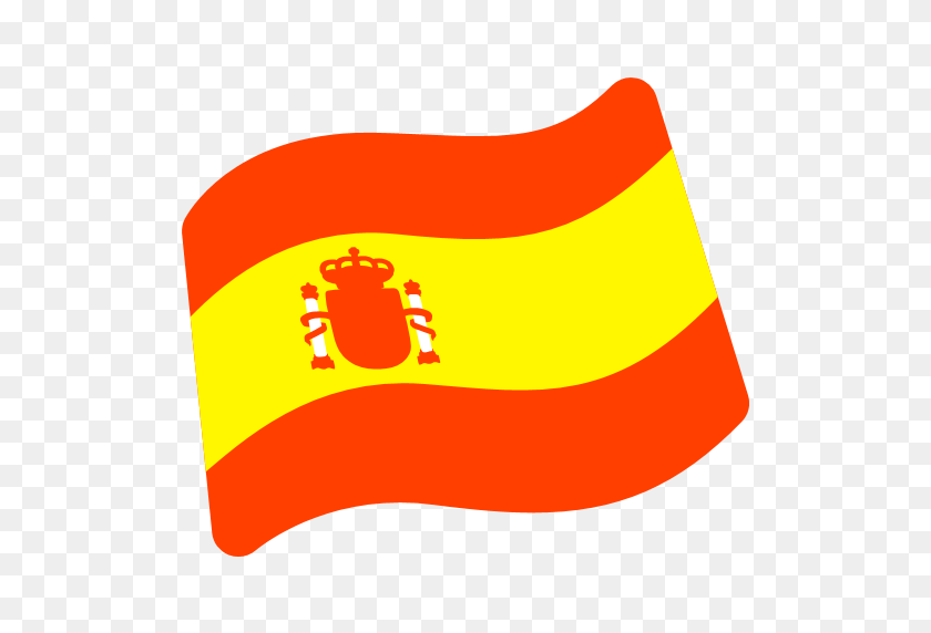 512x512 Bandera De España Emoji Para Facebook, Correo Electrónico Sms Id Emoji - Bandera De España Png