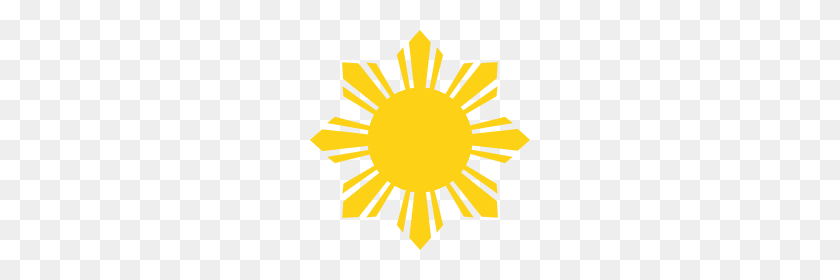 220x220 Flag Of The Philippines - God Rays PNG