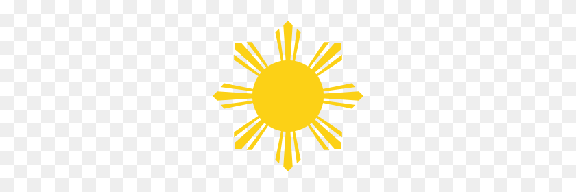 220x220 Флаг Филиппин - Половина Солнца Png