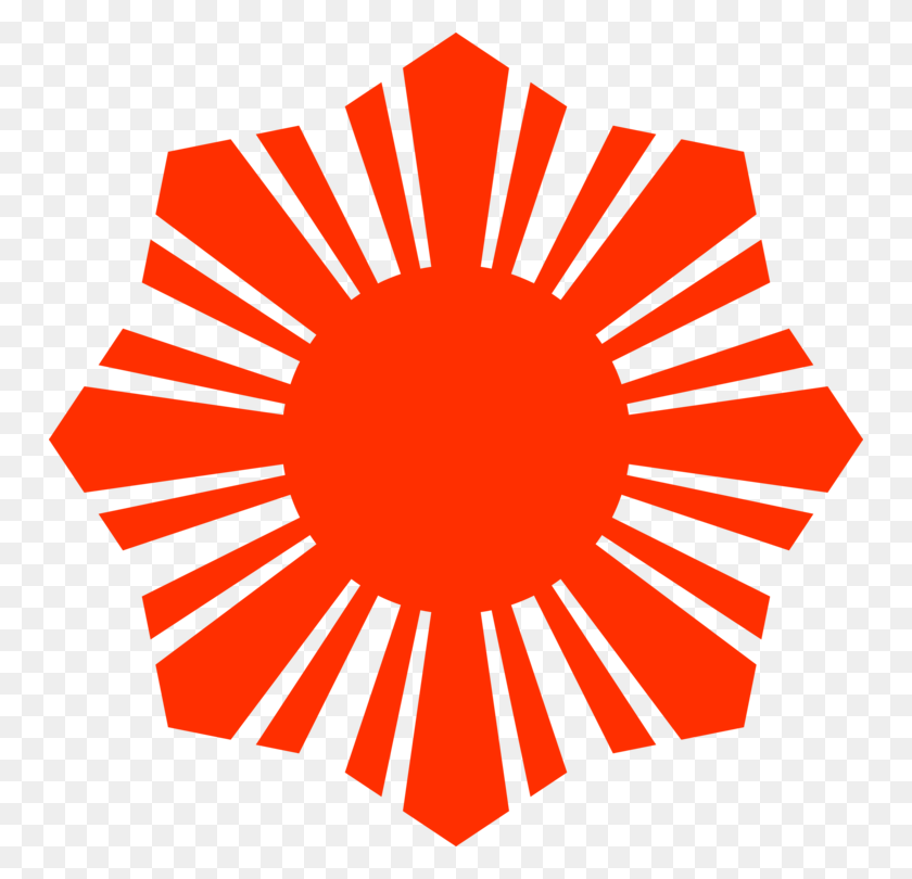 750x750 Флаг Филиппин Солнечный Символ Филиппинской Декларации - Флаг Филиппин Png