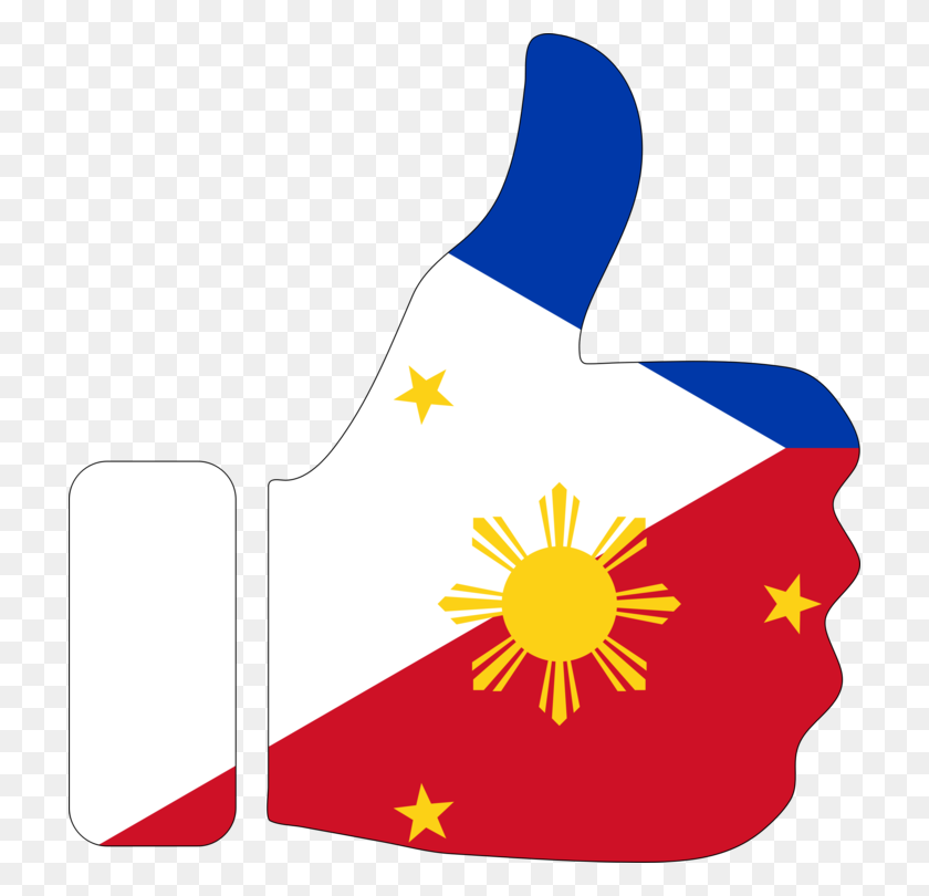 716x750 Bandera De Filipinas Pulgar De La Señal De Iconos De Equipo Gratis - Bandera De Filipinas Png