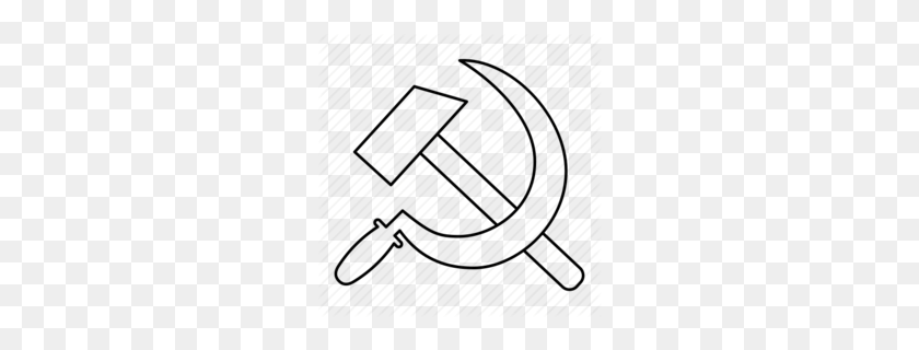 260x260 Flag Of The Soviet Union Clipart - Flag Black And White Clipart