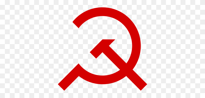 366x340 Bandera De La Unión Soviética Con La Hoz Y El Martillo Estrella Roja Comunismo Gratis - Estrella Soviética Png