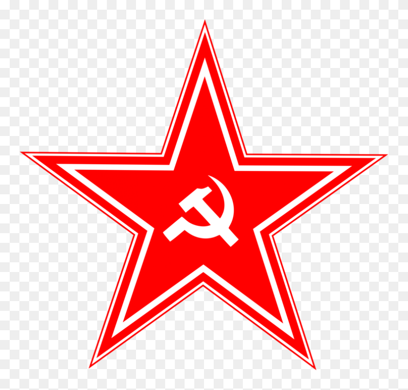 787x750 Флаг Советского Союза Серп И Молот Красная Звезда Коммунизма Бесплатно - Коммунизм Клипарт