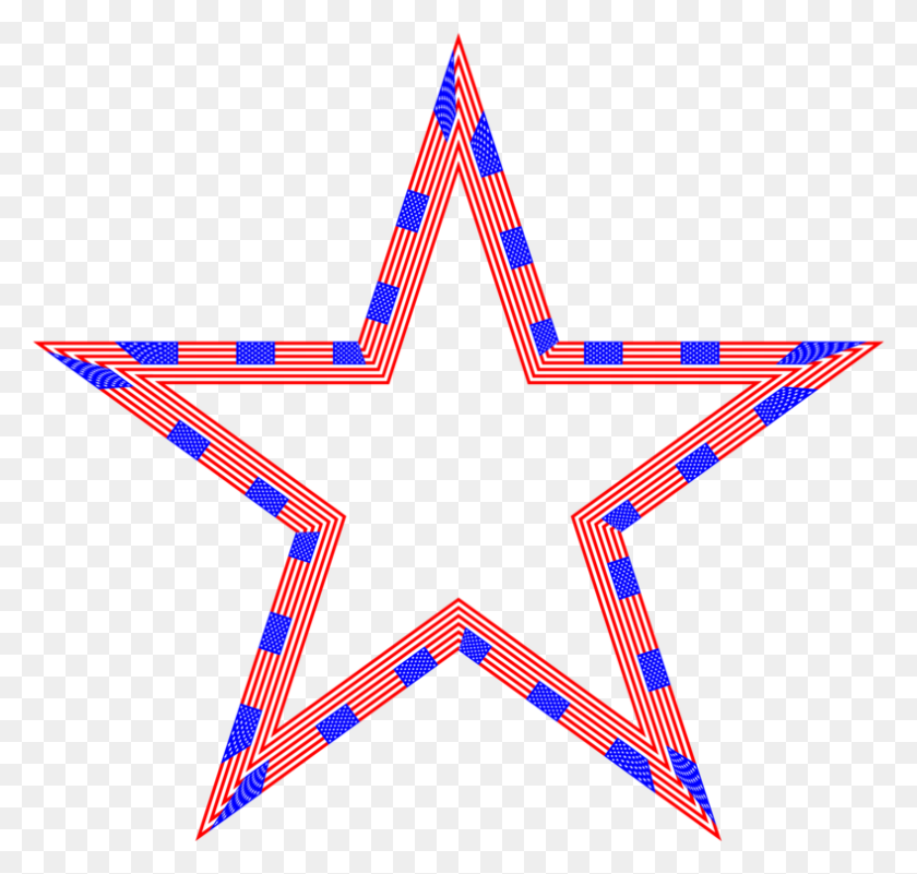789x750 Флаг Сша Звезды День Независимости Национальный Флаг Бесплатно - День Независимости Клипарт
