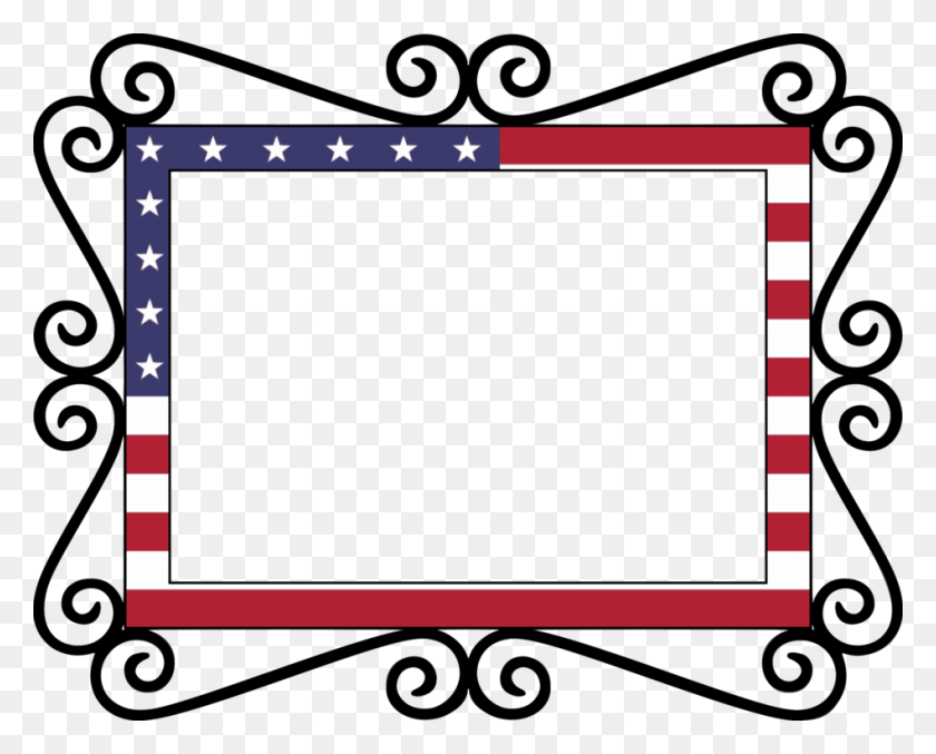 948x750 Flag Of The United States Union Jack Border - Flag Border Clipart