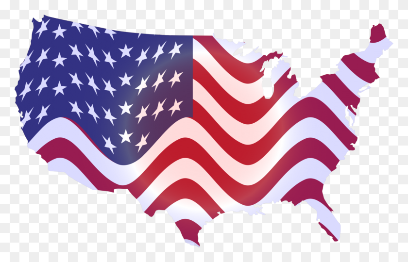 1218x750 Flag Of The United States World Map - Us Map Clipart