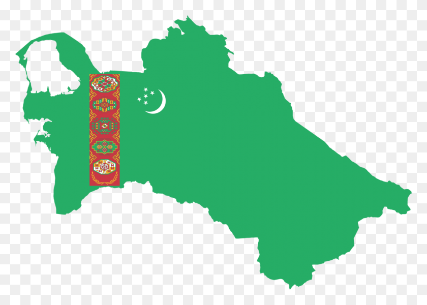 1082x750 Флаг Туркменистана Национальный Туркменская Сср - Панама Клипарт