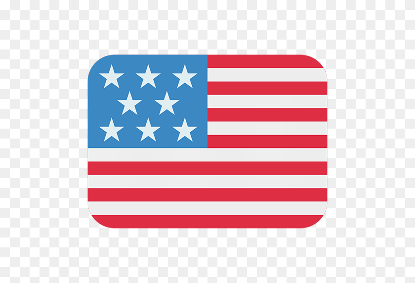 512x512 Flag Of United States Emoji For Facebook, Email Sms Id - American Flag Emoji PNG