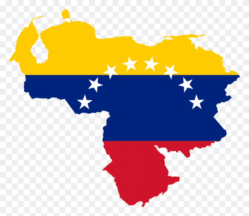 873x750 Флаг Венесуэлы Карта Национального Флага - Венесуэла Клипарт