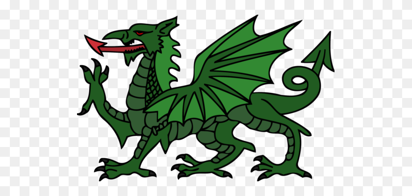 525x340 Flag Of Wales Welsh Dragon National Flag - North Pole Clipart