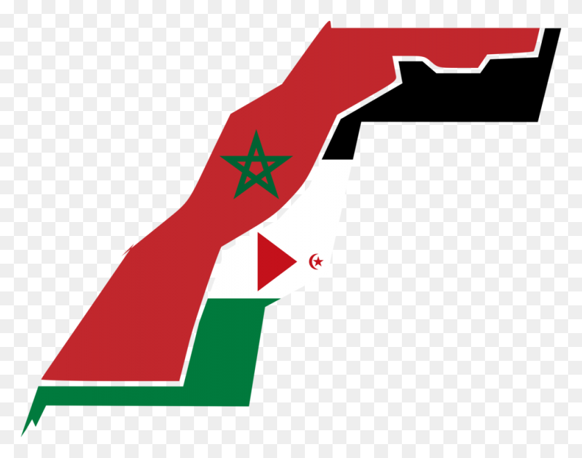 974x750 Флаг Западной Сахары Флаг Марокко Карта Национального Флага Бесплатно - Марокко Клипарт