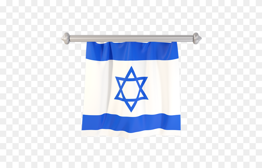 640x480 Flag Pennant Illustration Of Flag Of Israel - Israel Flag PNG