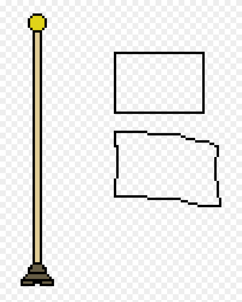 940x1190 Flag Pole Pixel Art Maker - Flagpole PNG
