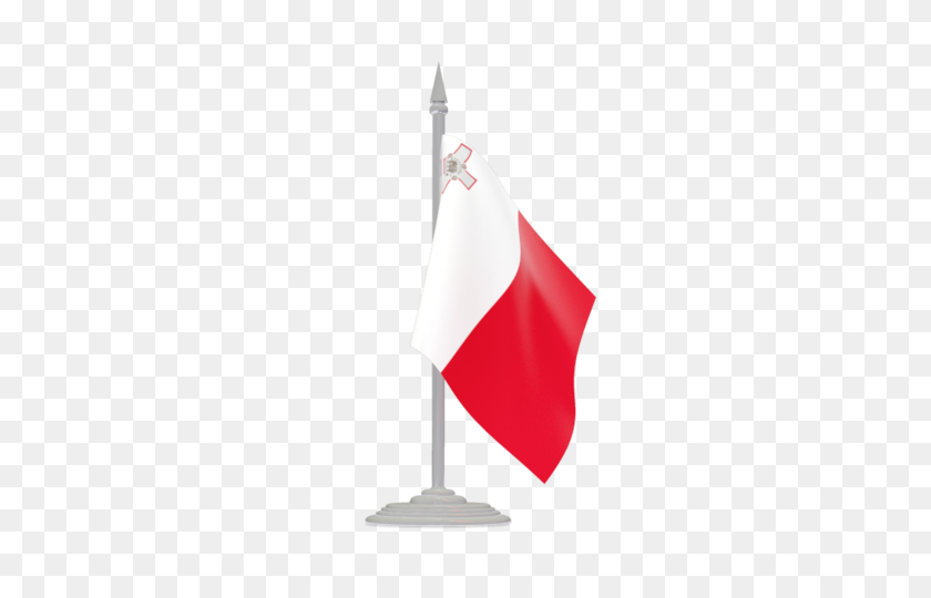 640x480 Bandera Con El Mástil De La Bandera De La Ilustración De La Bandera De Malta - El Mástil De La Bandera Png