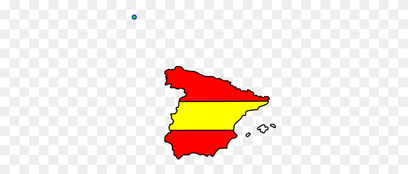 297x299 Flag Within The Boundaries Of Spain Clip Art - Spain Clipart