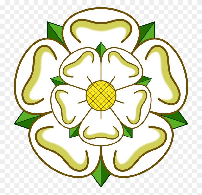 728x750 Flags And Symbols Of Yorkshire White Rose Of York Yorkshire - Rosen Clipart