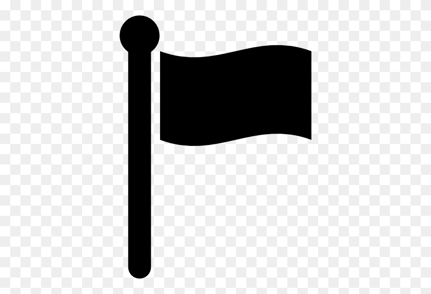 512x512 Icono De Banderas - Bandera Negra Png