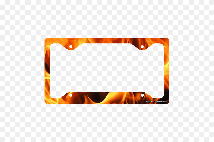 500x500 Flame Border Png - Flame Border PNG