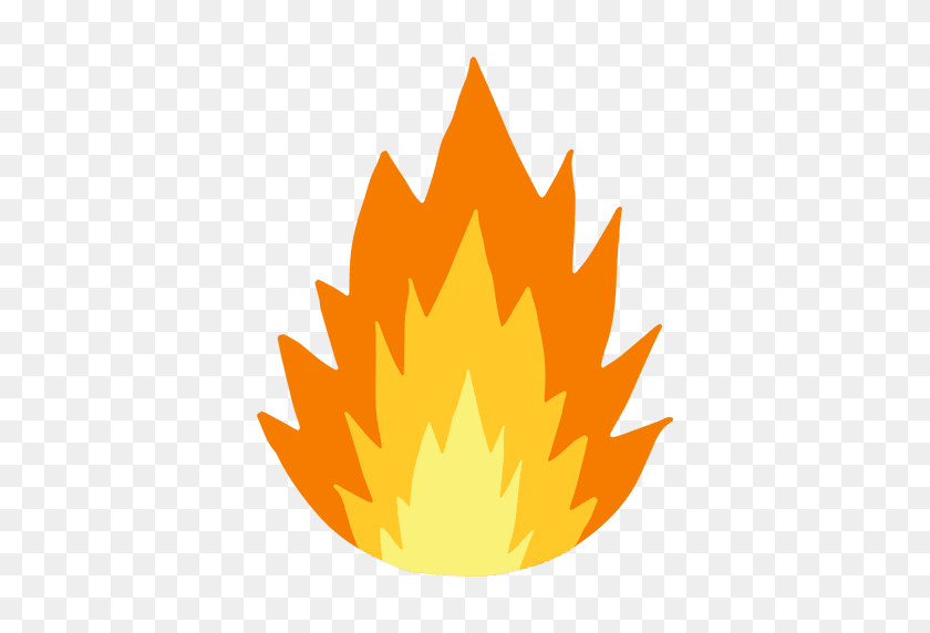 512x512 Flame Cartoon - Flames Transparent PNG
