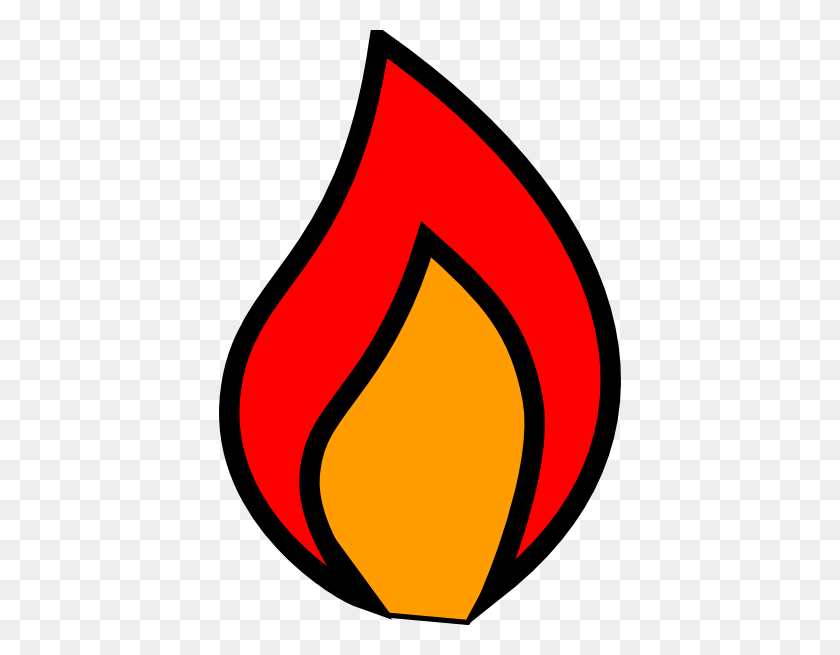 402x595 Flame Clipart - Youth Revival Clipart