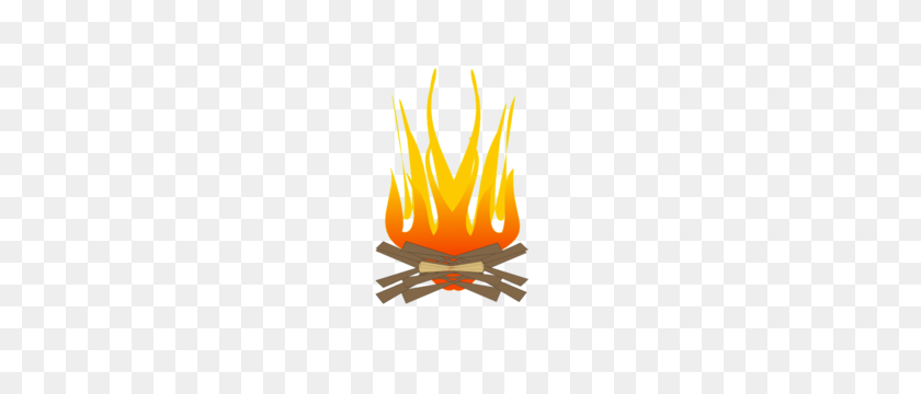 300x300 Flame Clipart Log Fire - Fire Flames Clipart