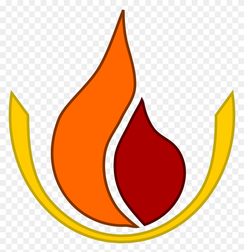 2314x2400 Flame Clipart Logo - Red Flames PNG