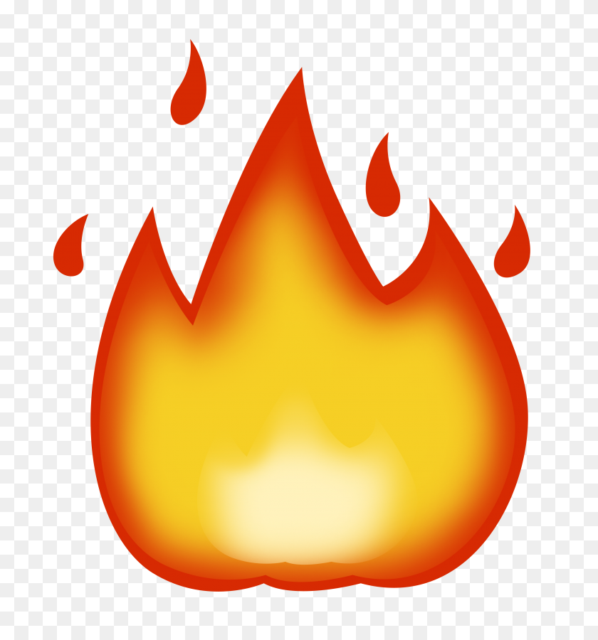 3600x3881 Flame Emoji Cutouts - Pizza Emoji PNG