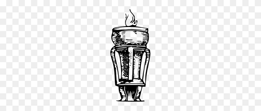 129x297 Flame Torch Png, Clip Art For Web - Torch Clipart Black And White
