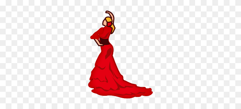 320x320 Flamenco Dancer Emojidex - Dancing Emoji PNG