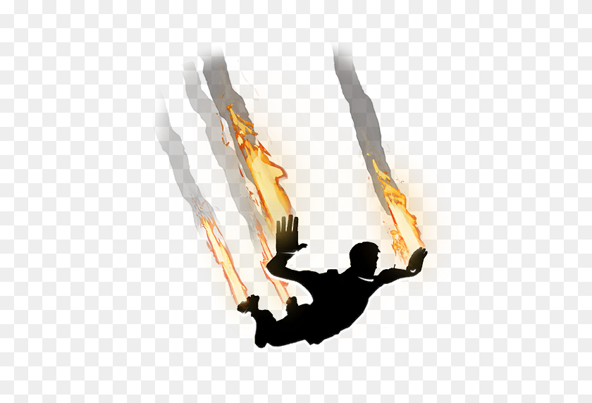 512x512 Flames - Fire Trail PNG