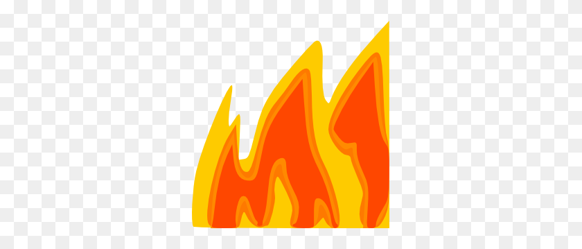 285x299 Flames Clip Art - Hell Clipart