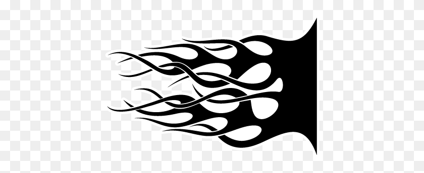 426x284 Flames Clipart Black And White Clip Art Images - Flame Clipart PNG