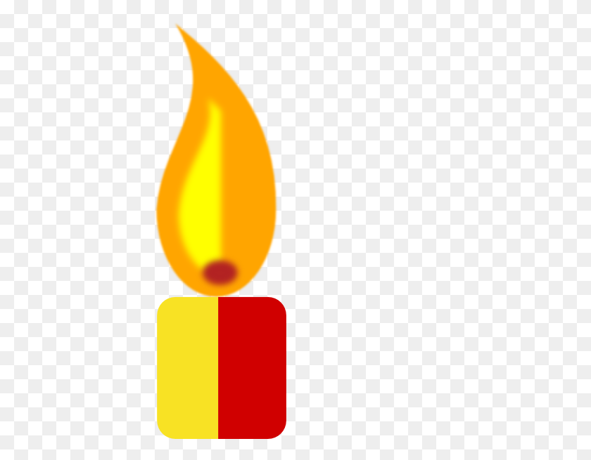 402x595 Flames Clipart Candle - Flames Clipart PNG