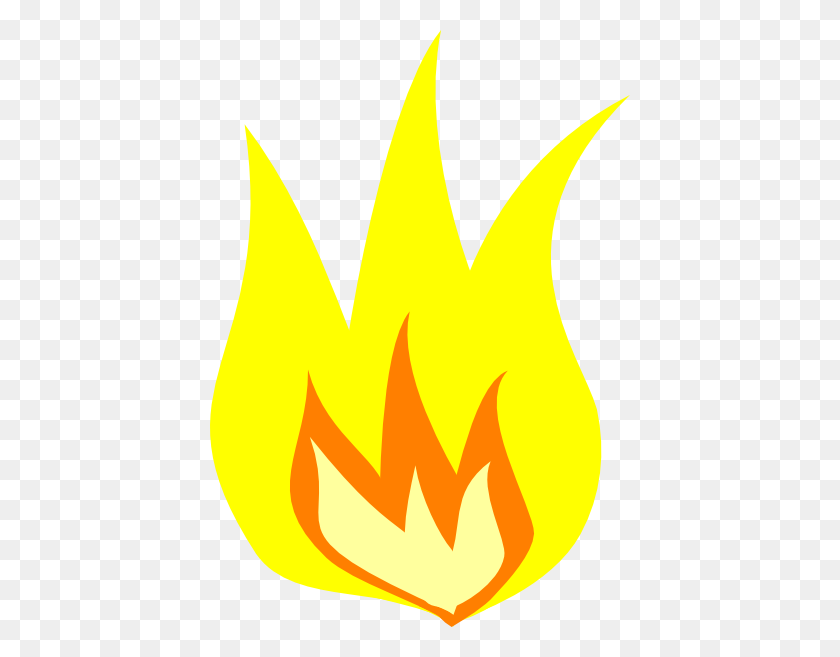 420x597 Flames Clipart Revival - Realistic Fire PNG