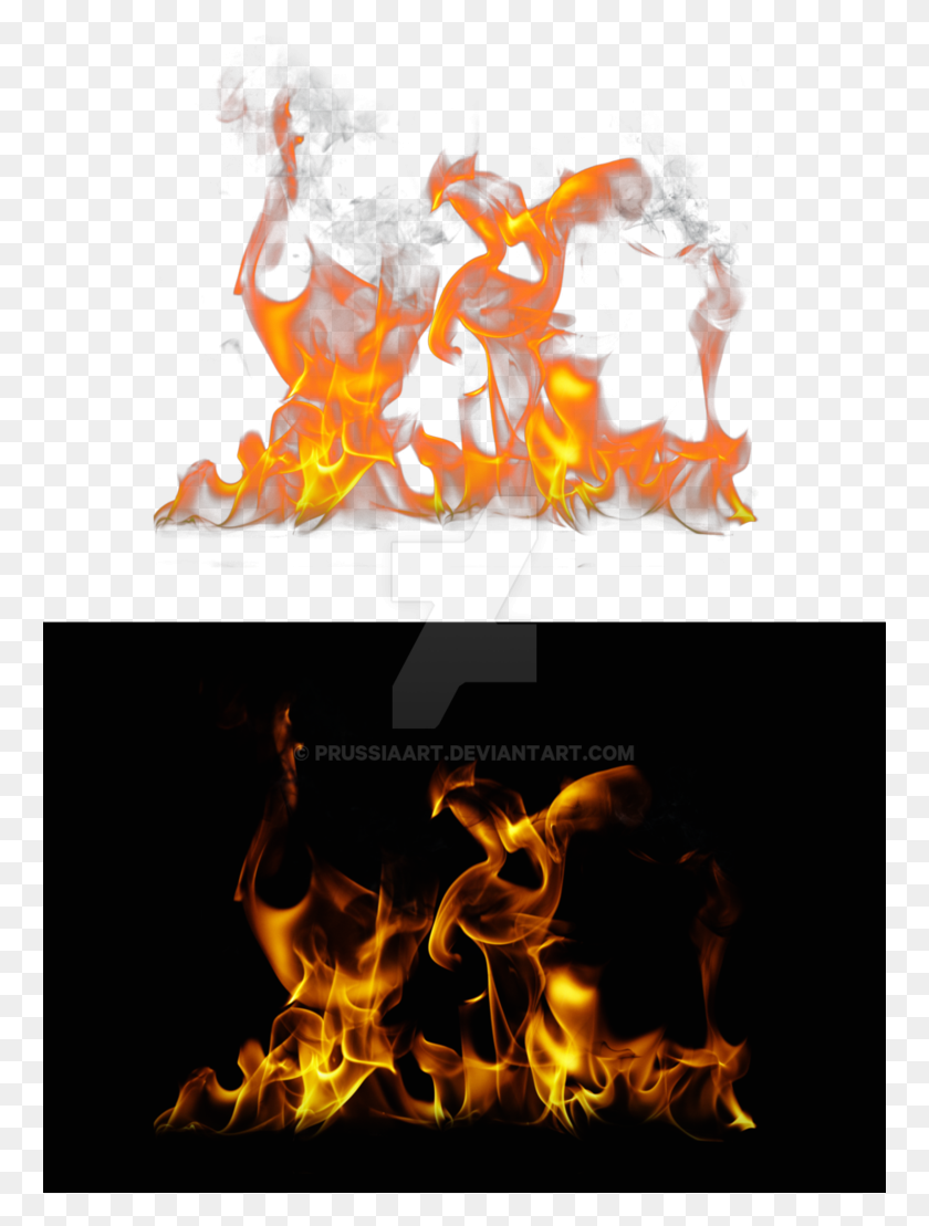 762x1049 Flames On A Transparent Background - Fire Background PNG