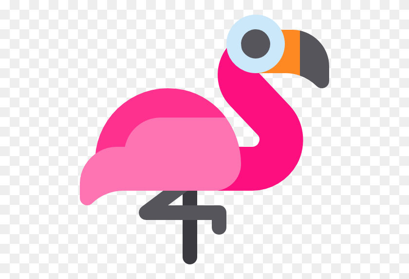512x512 Фламинго - Розовый Фламинго Клипарт