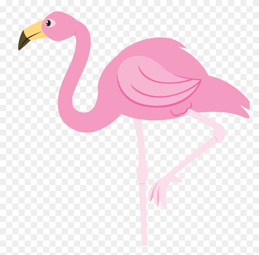 1853x1823 Flamingo Clipart Animal - Cute Flamingo Clipart