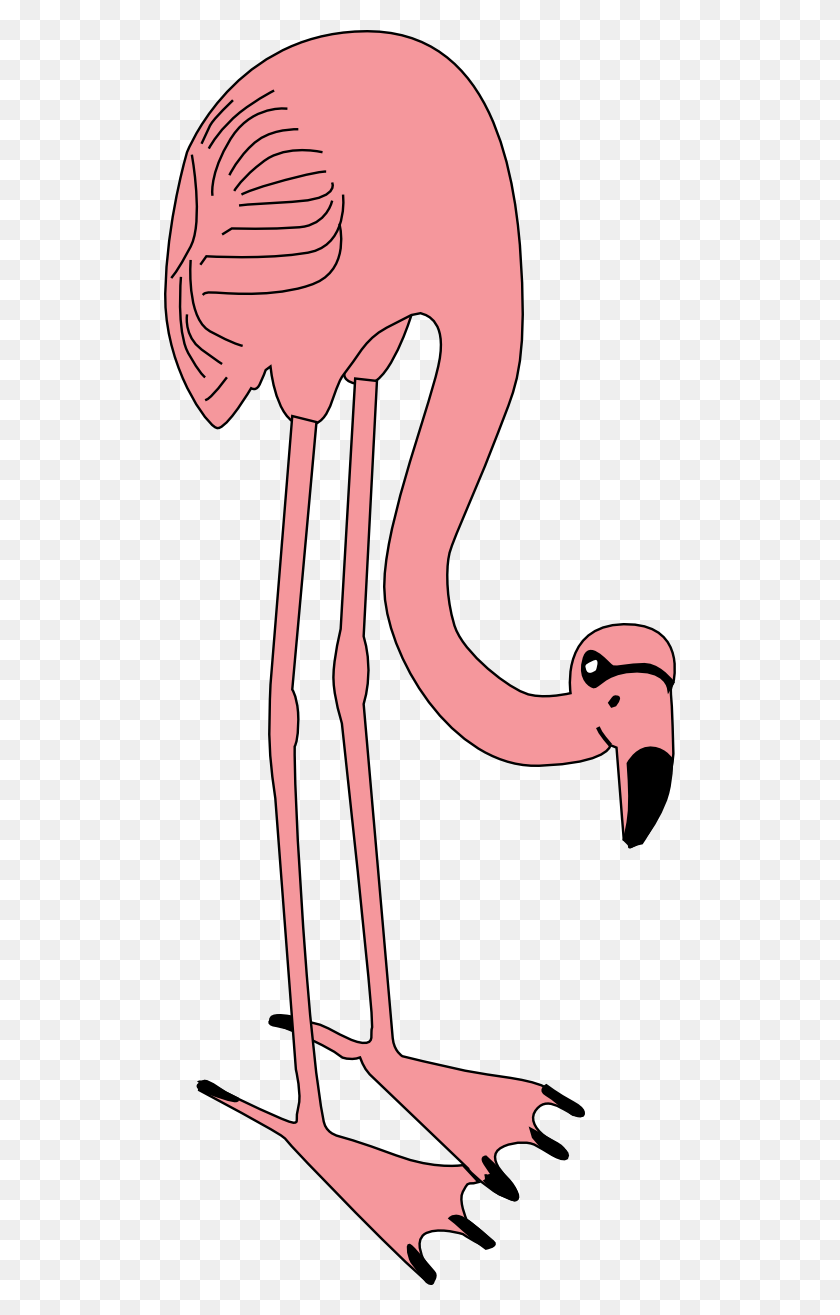 512x1255 Flamingo Clipart Halloween - Cute Flamingo Clipart