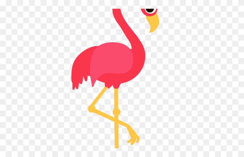 640x480 Flamingo Clipart Transparent Background - Baby Flamingo Clipart