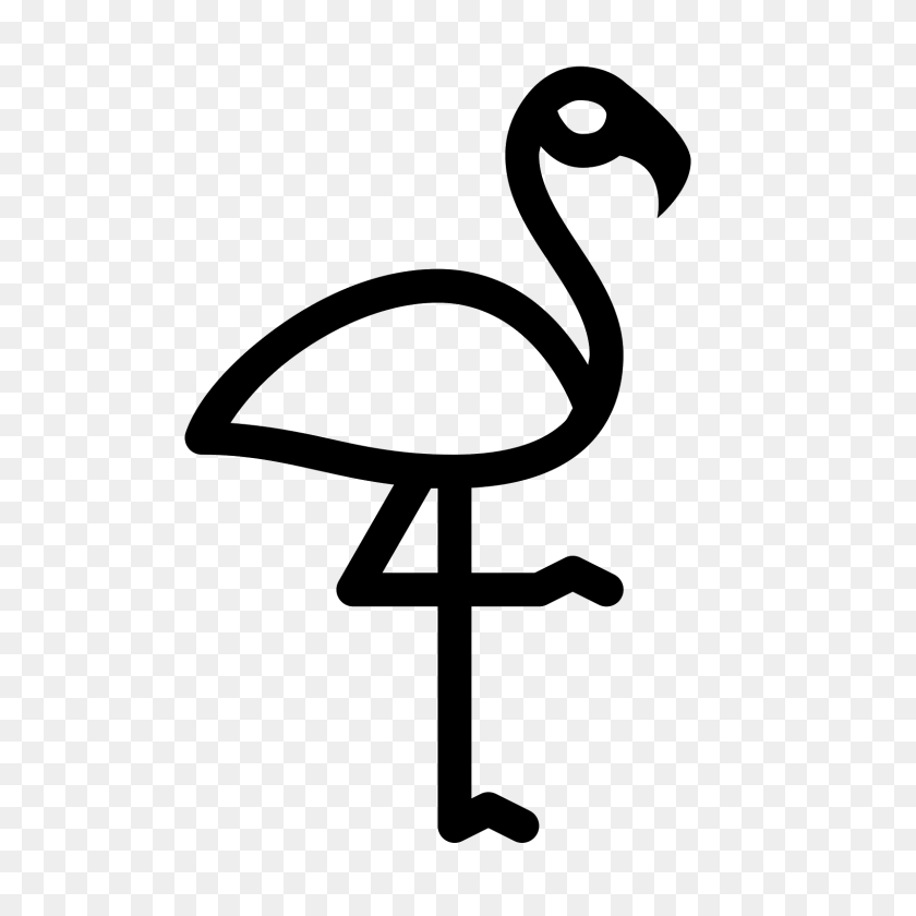 1600x1600 Flamingo Icon - PNG Download