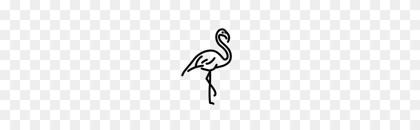 200x200 Flamingo Icons Noun Project - Flamingo PNG