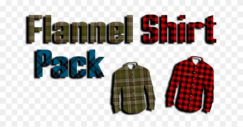 709x381 Flannel Shirt Pack - Flannel PNG