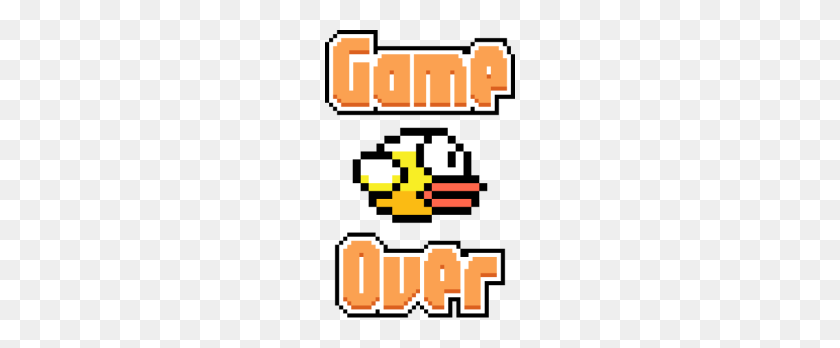 190x288 Flappy Bird Game Over - Игра Окончена Png