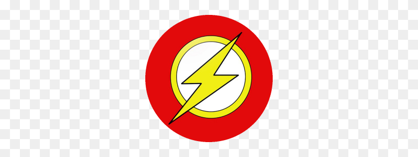 256x256 Flash Logo Icon - Superhero Logo Clipart