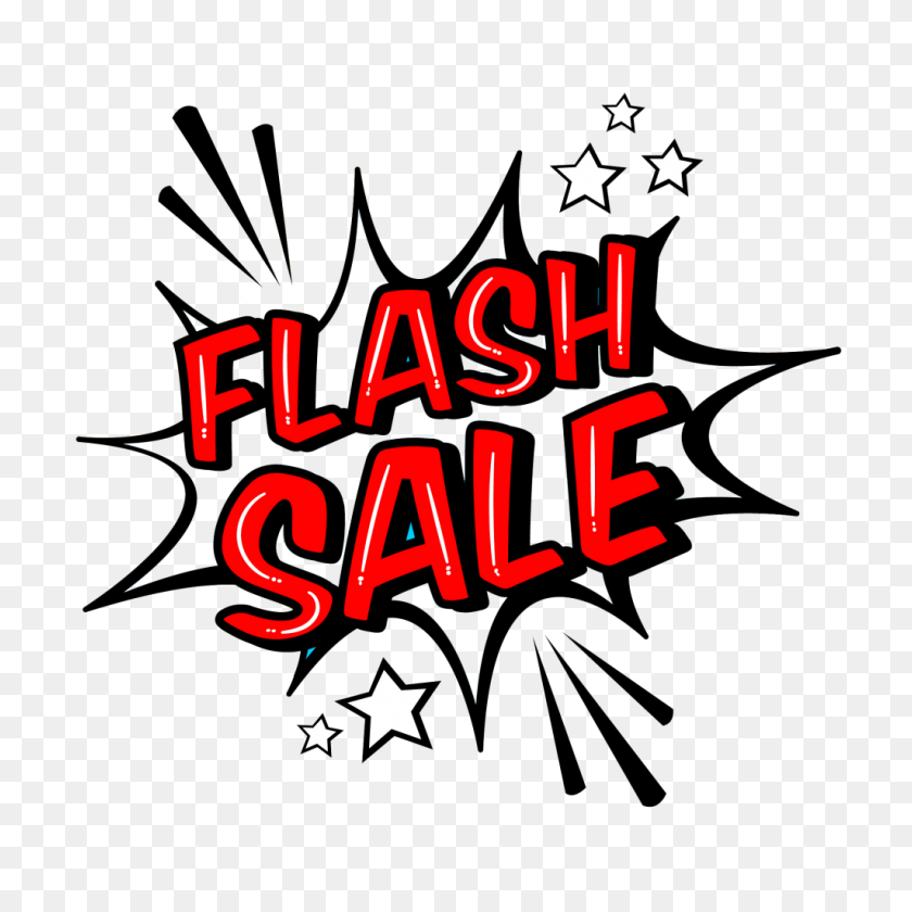 1024x1024 Flash Sale Vectors Png Vector, Clipart - Sale Clip Art Free
