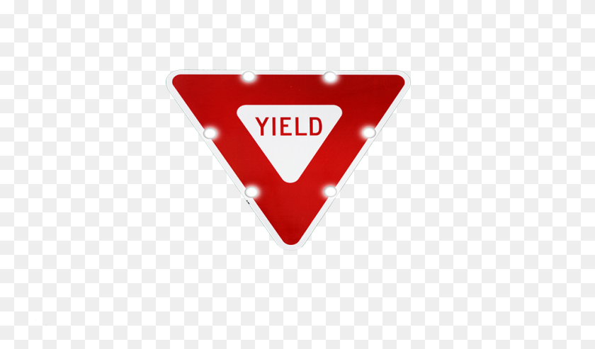 960x533 Flashing Yield Sign Regulatory Signs Solar - Yield Sign PNG