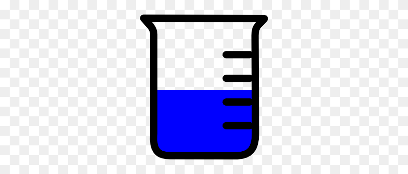 264x299 Flask Laboratory Clipart - Lab Safety Clipart