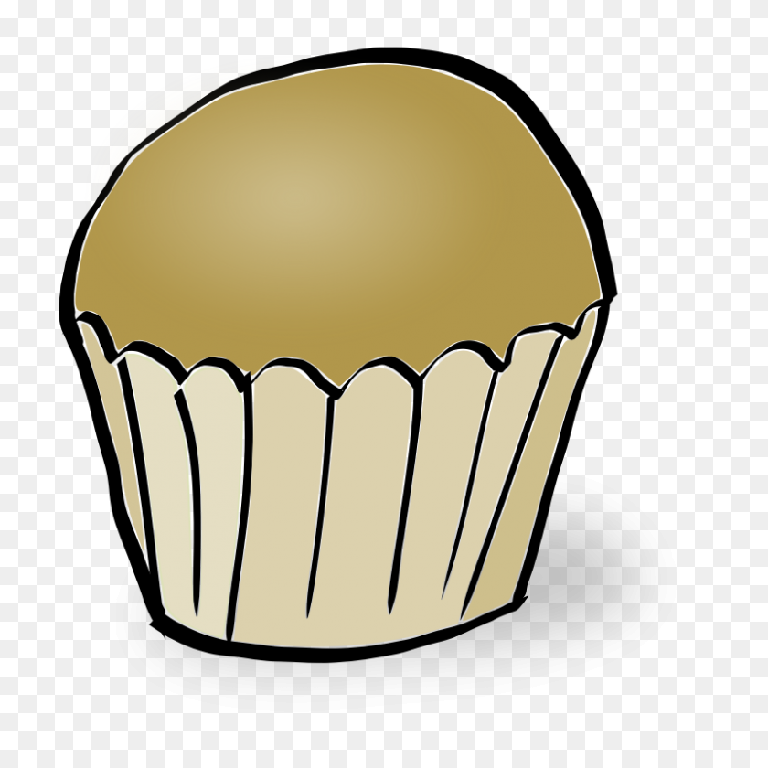 800x800 Flat Cupcake Icon Vector Application Food Set Food Icons - Muffin Clipart